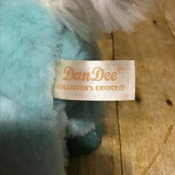 DanDee Blue Unicorn Plush 6.5” - Picture 8 of 8